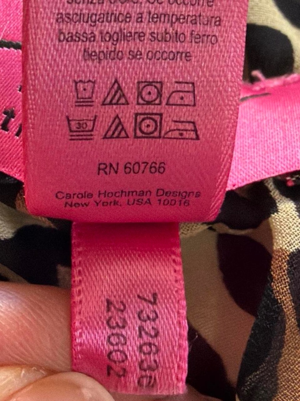 Y2k Vintage Betsey Johnson Leopard Print Dress with Pink Ribbon Accents - Picture 7 of 8